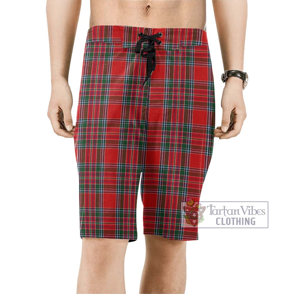 MacBean (MacBain) Tartan Men's Board Shorts Men - Tartan Vibes Clothing
