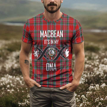 MacBean (MacBain) Tartan T-Shirt with Family Crest DNA In Me Style Kid's Shirt - Tartan Vibes Clothing
