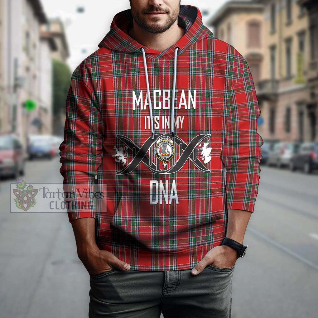 MacBean (MacBain) Tartan Hoodie with Family Crest DNA In Me Style Pullover Hoodie - Tartan Vibes Clothing