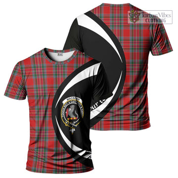 MacBean (MacBain) Tartan T-Shirt with Family Crest Circle Style Kid's Shirt - Tartan Vibes Clothing