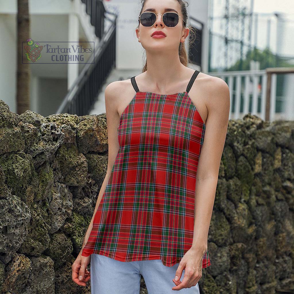 Tartan Vibes Clothing MacBean Tartan Loose Halter Neck Camisole