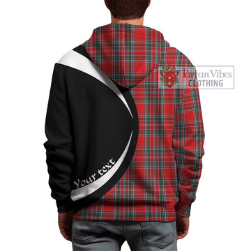 MacBean (MacBain) Tartan Hoodie with Family Crest Circle Style - Tartan Vibes Clothing
