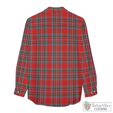 MacBean (MacBain) Tartan Women's Casual Shirt with Family Crest - Tartan Vibes Clothing