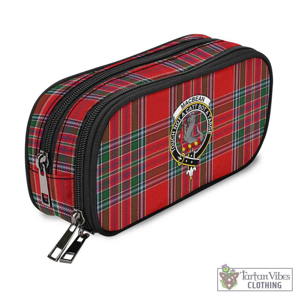 Tartan Vibes Clothing MacBean Tartan Pen and Pencil Case with Family Crest