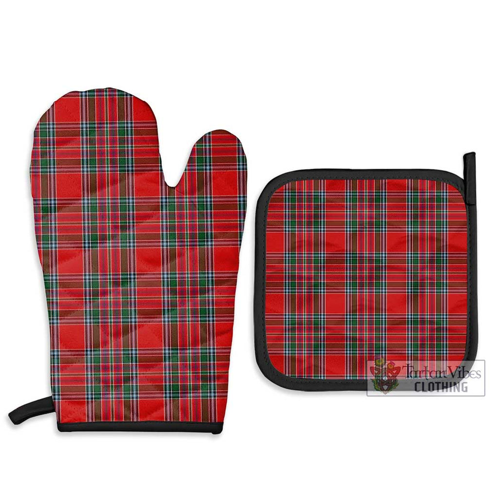 MacBean (MacBain) Tartan Combo Oven Mitt & Pot-Holder Combo 1 Oven Mitt & 2 Pot-Holder Black - Tartan Vibes Clothing