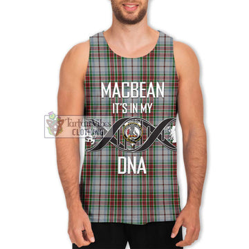 MacBean Dress Tartan Men's Tank Top with Family Crest DNA In Me Style Men - Tartan Vibes Clothing