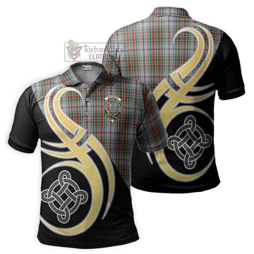 MacBean Dress Tartan Polo Shirt with Family Crest and Celtic Symbol Style Kid - Tartan Vibes Clothing