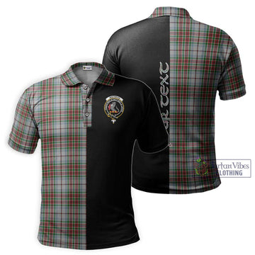 MacBean Dress Tartan Polo Shirt with Family Crest and Half Of Me Style Kid - Tartan Vibes Clothing