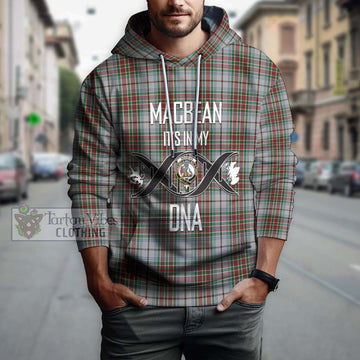 MacBean Dress Tartan Hoodie with Family Crest DNA In Me Style Pullover Hoodie - Tartan Vibes Clothing
