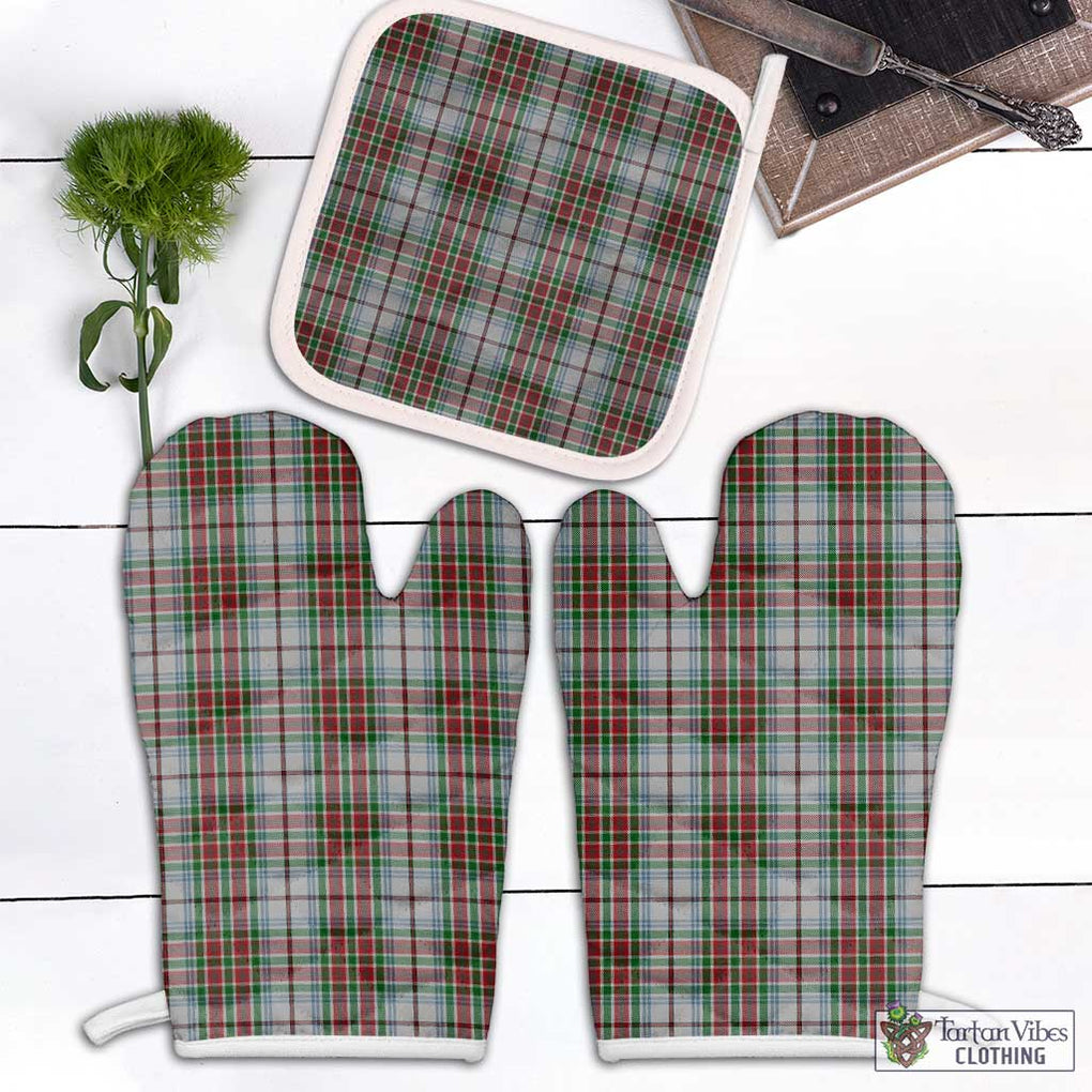MacBean Dress Tartan Combo Oven Mitt & Pot-Holder White - Tartan Vibes Clothing