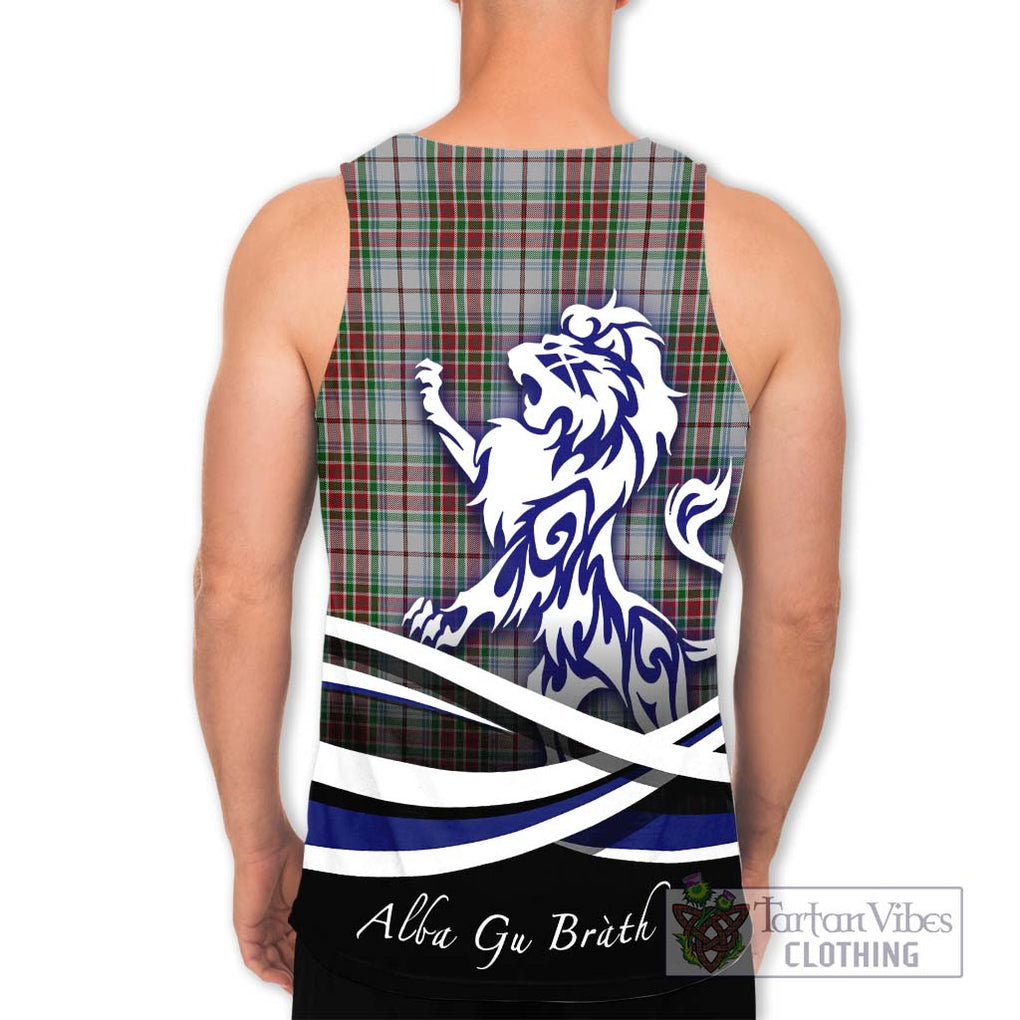 MacBean Dress Tartan Men's Tank Top with Alba Gu Brath Regal Lion Emblem - Tartan Vibes Clothing
