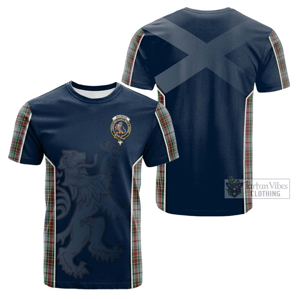 Tartan Vibes Clothing MacBean Dress Tartan Cotton T-shirt with Family Crest and Lion Rampant Vibes Sport Style