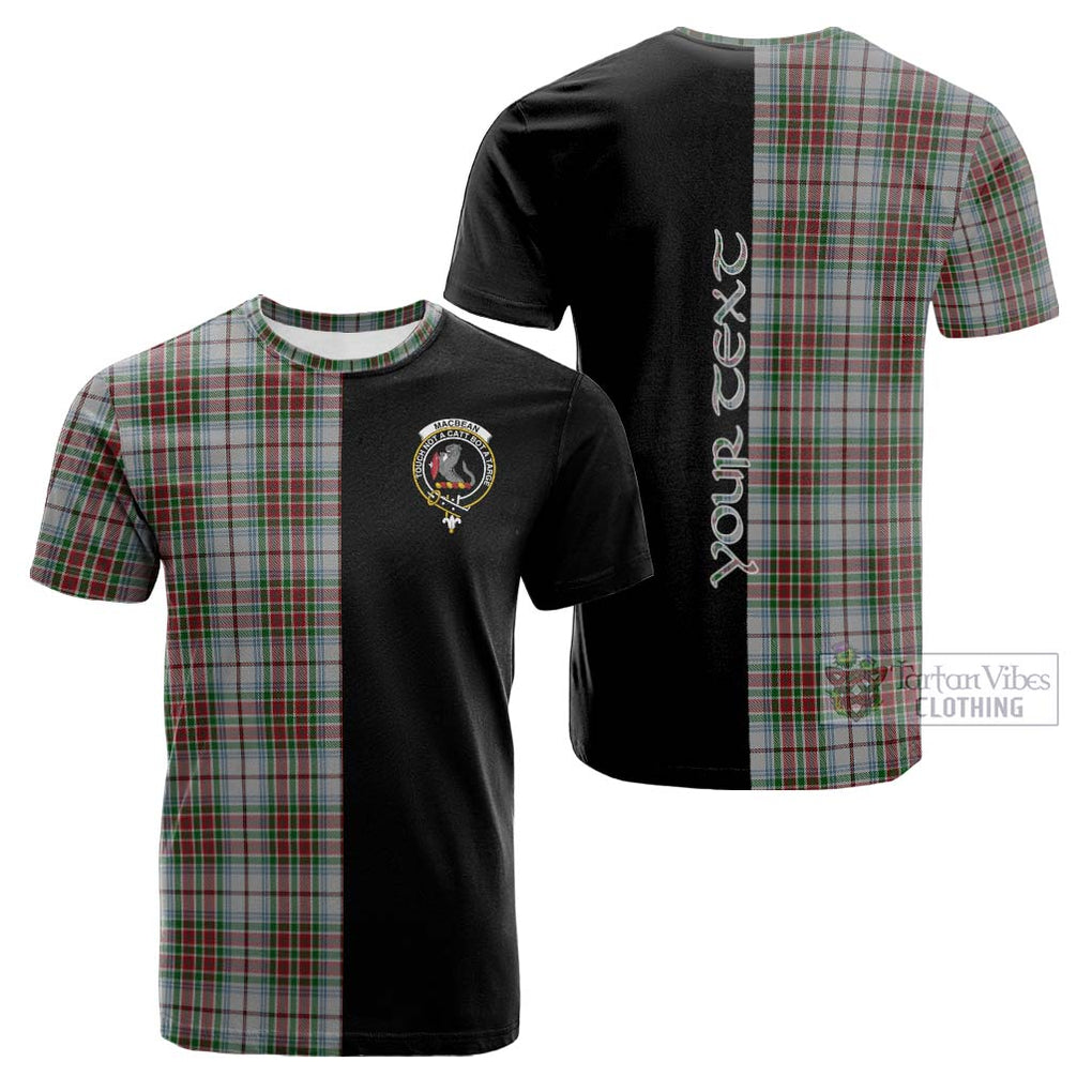 Tartan Vibes Clothing MacBean Dress Tartan Cotton T-shirt with Family Crest and Half Of Me Style
