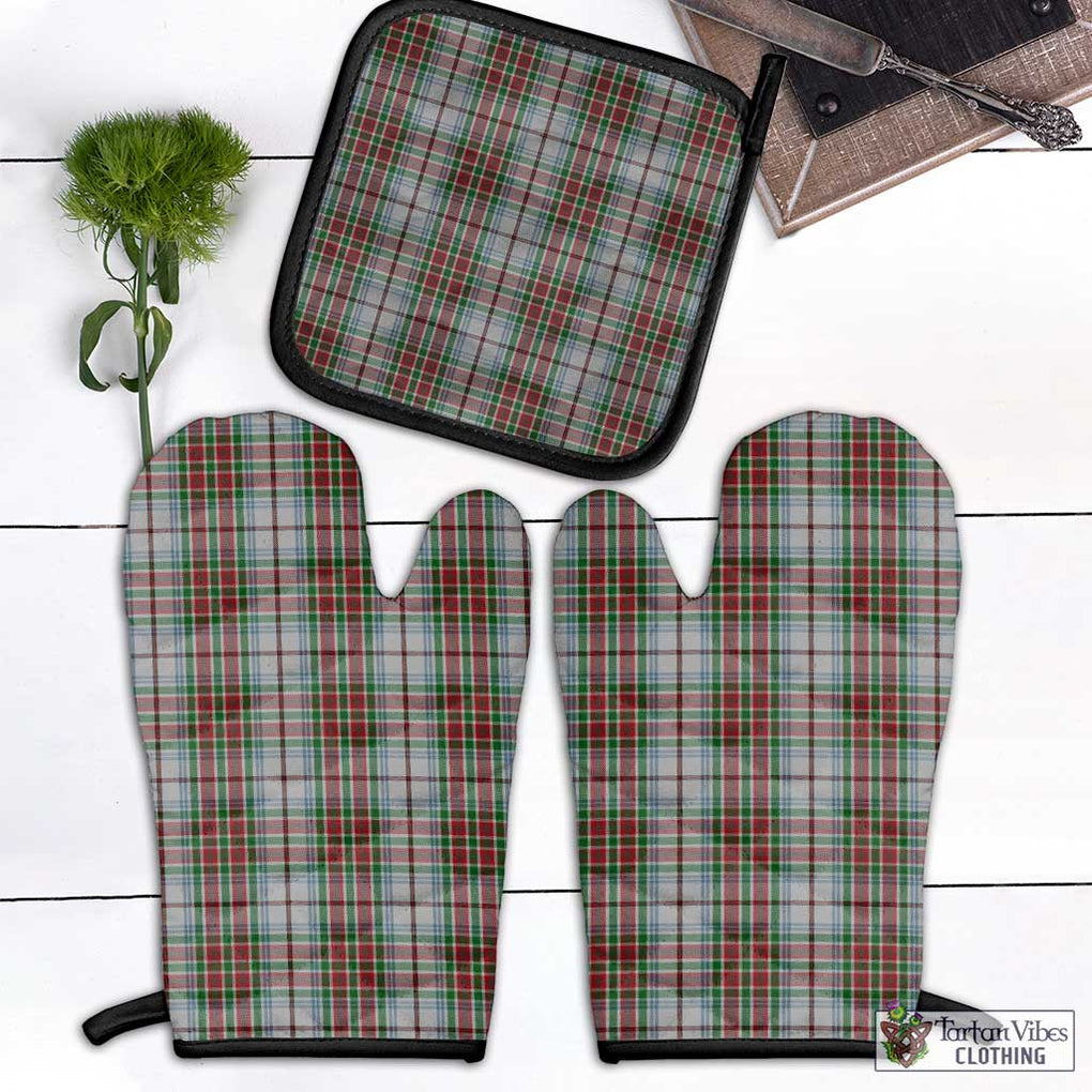 MacBean Dress Tartan Combo Oven Mitt & Pot-Holder Black - Tartan Vibes Clothing