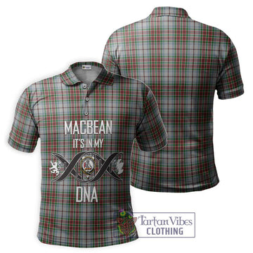 MacBean Dress Tartan Polo Shirt with Family Crest DNA In Me Style - Tartan Vibes Clothing