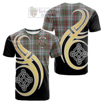 MacBean Dress Tartan Cotton T-shirt with Family Crest and Celtic Symbol Style Kid's Shirt - Tartan Vibes Clothing