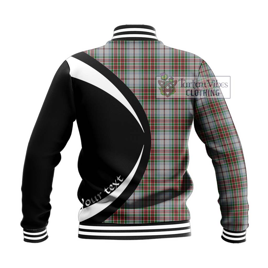 MacBean Dress Tartan Baseball Jacket with Family Crest Circle Style - Tartan Vibes Clothing
