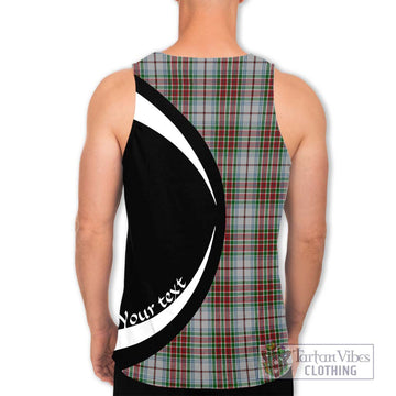 MacBean Dress Tartan Men's Tank Top with Family Crest Circle Style - Tartan Vibes Clothing
