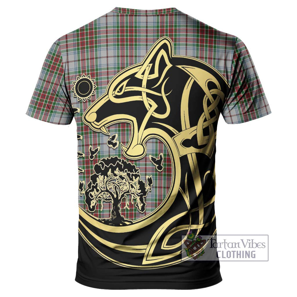 MacBean Dress Tartan T-Shirt with Family Crest Celtic Wolf Style - Tartan Vibes Clothing