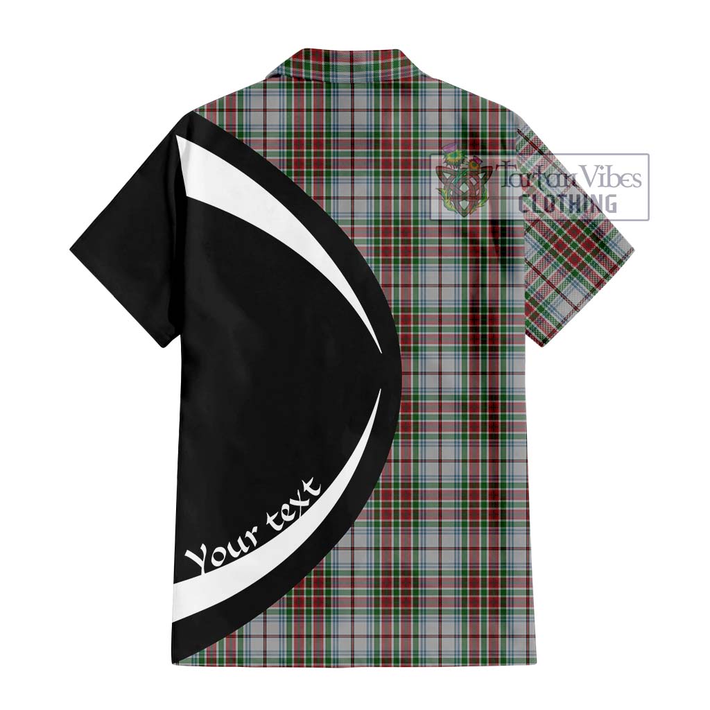 MacBean Dress Tartan Hawaiian Shirt with Family Crest Circle Style - Tartan Vibes Clothing