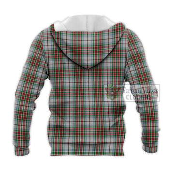 MacBean Dress Tartan Knitted Hoodie with Family Crest DNA In Me Style - Tartan Vibes Clothing