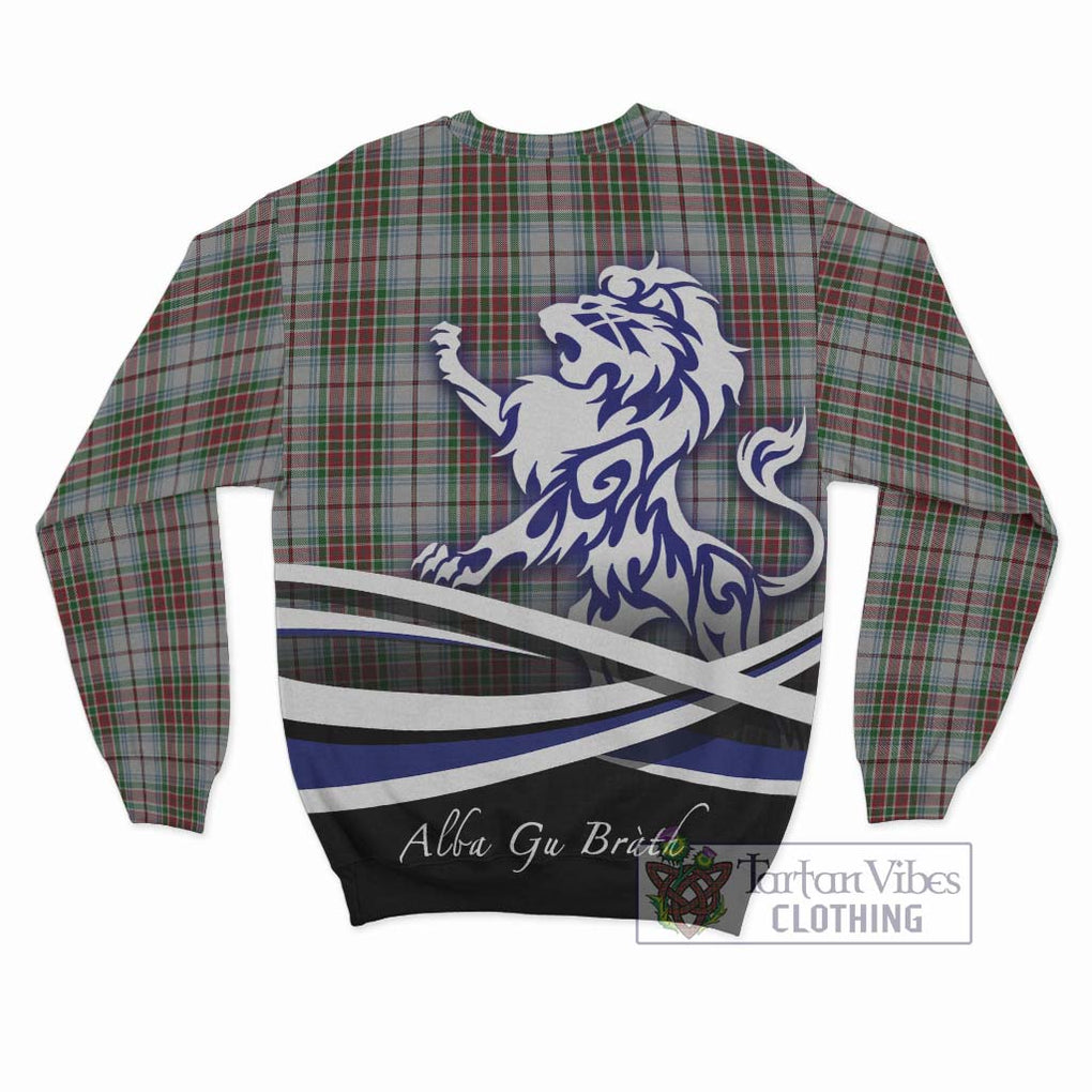 MacBean Dress Tartan Sweatshirt with Alba Gu Brath Regal Lion Emblem - Tartan Vibes Clothing