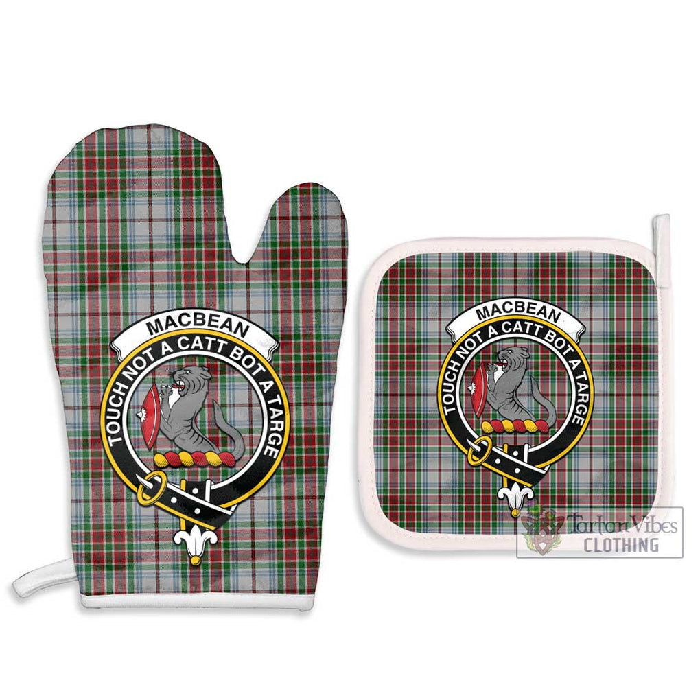 MacBean Dress Tartan Combo Oven Mitt & Pot-Holder with Family Crest - Tartan Vibes Clothing