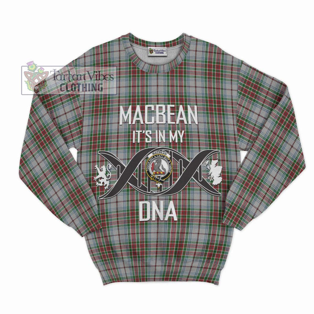 MacBean Dress Tartan Sweatshirt with Family Crest DNA In Me Style - Tartan Vibes Clothing