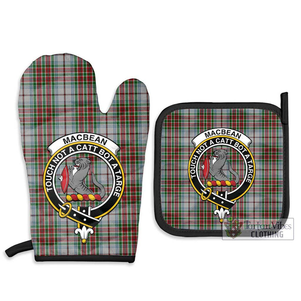 MacBean Dress Tartan Combo Oven Mitt & Pot-Holder with Family Crest - Tartan Vibes Clothing