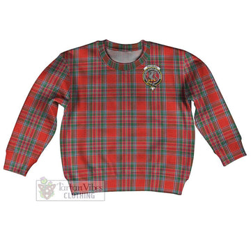 MacBean (MacBain) Tartan Kid Ugly Sweater with Family Crest Kid - Tartan Vibes Clothing
