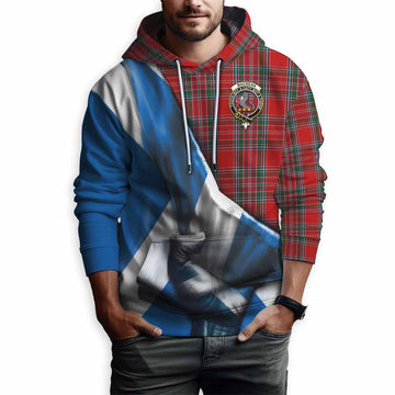 MacBean (MacBain) Tartan Hoodie with Family Crest Scotland Patriotic Style Pullover Hoodie - Tartan Vibes Clothing