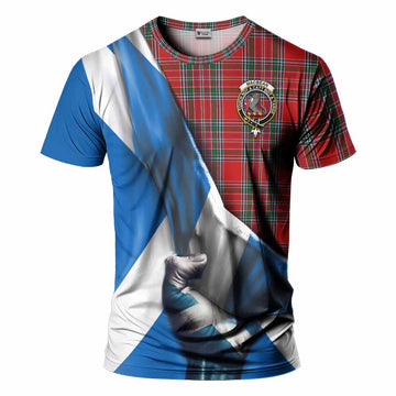 MacBean (MacBain) Tartan T-Shirt with Family Crest Scotland Patriotic Style Kid's Shirt - Tartan Vibes Clothing
