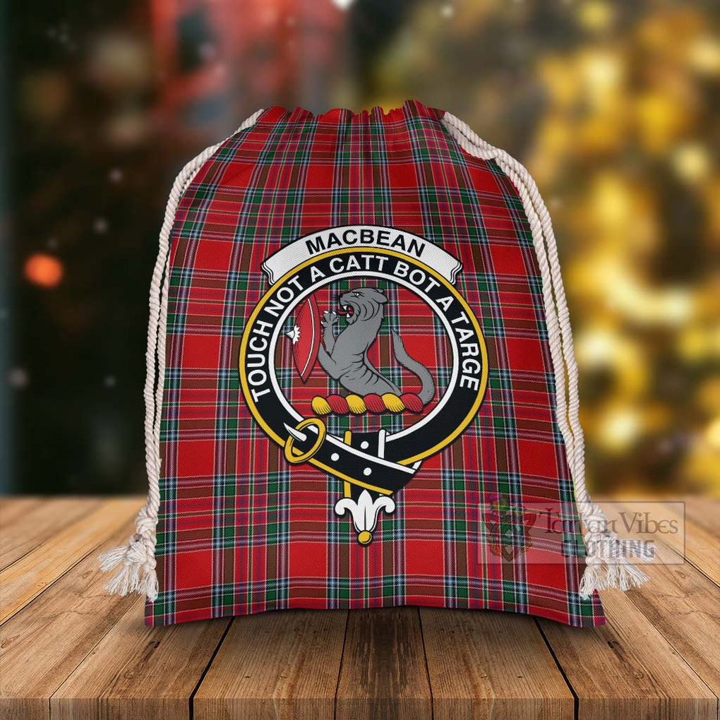 Tartan Vibes Clothing MacBean (MacBain) Tartan Christmas Santa's Bag with Family Crest