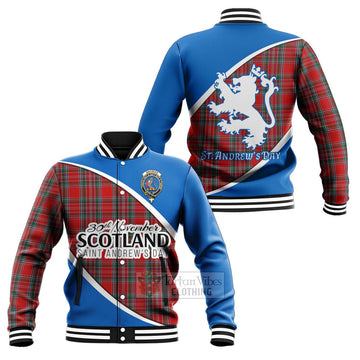 MacBean (MacBain) Family Crest Tartan Baseball Jacket Celebrate Saint Andrew's Day in Style Unisex - Tartan Vibes Clothing