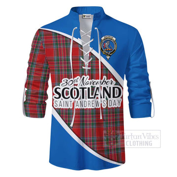 MacBean (MacBain) Family Crest Tartan Ghillie Kilt Shirt Celebrate Saint Andrew's Day in Style - Tartan Vibes Clothing
