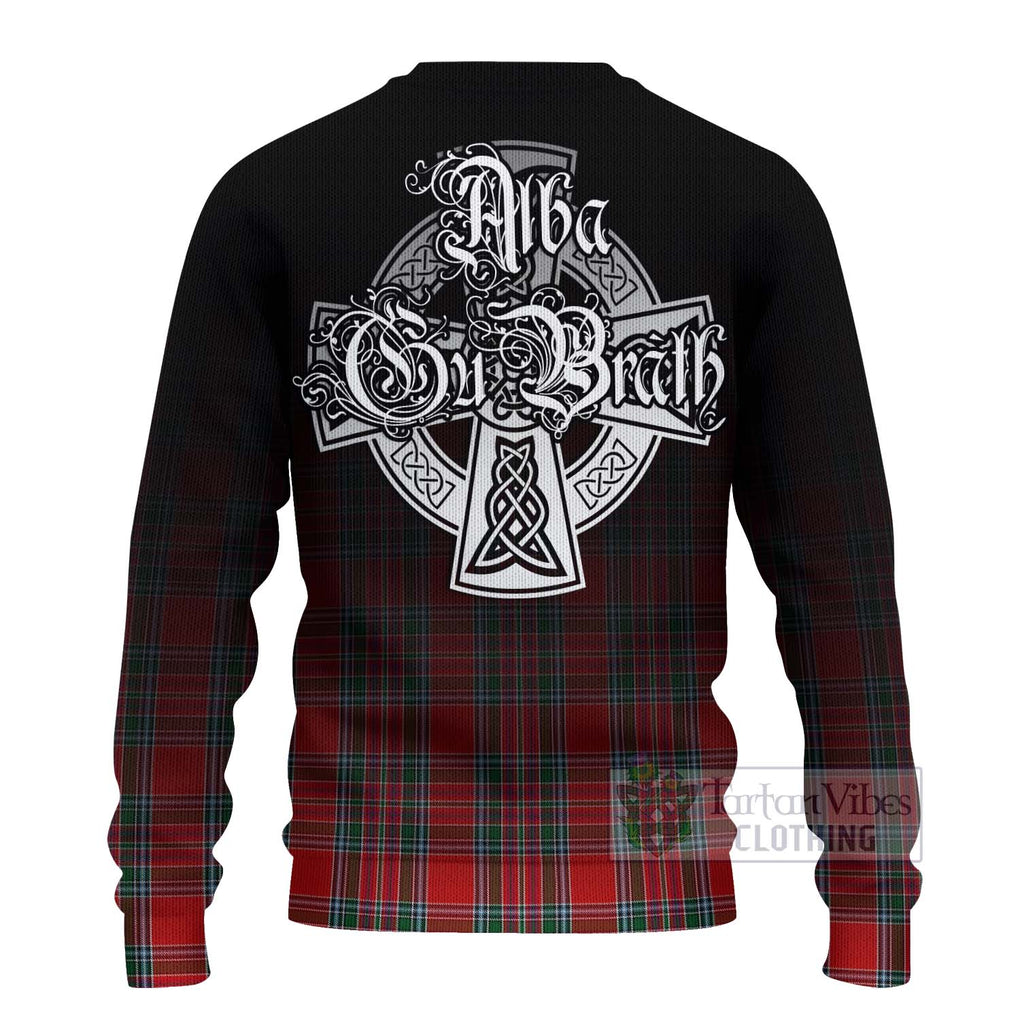 MacBean (MacBain) Tartan Ugly Sweater Featuring Alba Gu Brath Family Crest Celtic Inspired - Tartan Vibes Clothing