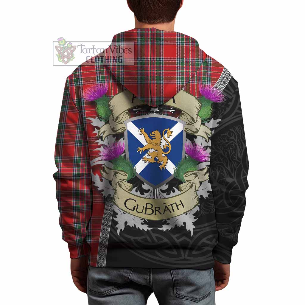 MacBean (MacBain) Tartan Family Crest Hoodie Lion Rampant Royal Thistle Shield Celtic Inspired - Tartan Vibes Clothing