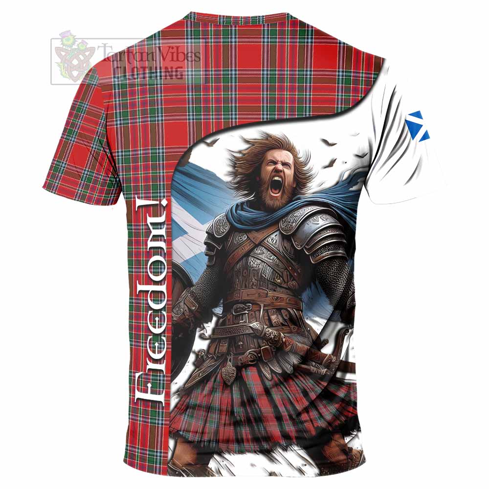 MacBean (MacBain) Crest Tartan T-Shirt Inspired by the Freedom of Scottish Warrior - Tartan Vibes Clothing
