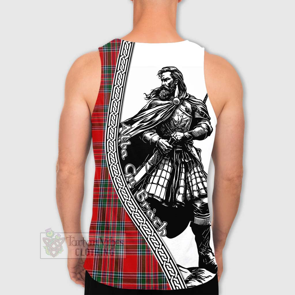 MacBean (MacBain) Tartan Clan Crest Men's Tank Top with Highlander Warrior Celtic Style - Tartan Vibes Clothing
