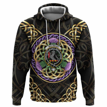 MacBean (MacBain) Clan Crest Hoodie Celtic Scottish Thistle