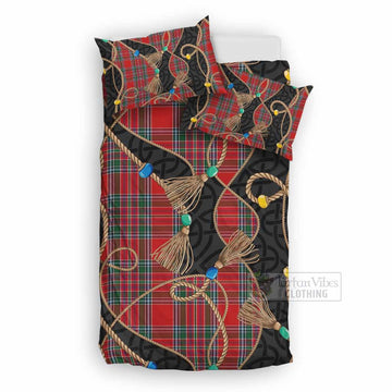 MacBean (MacBain) Scottish Tartan Twisted Ropes Stylized Bedding Set UK Bedding Set UK Double 79*79 inch - Tartan Vibes Clothing