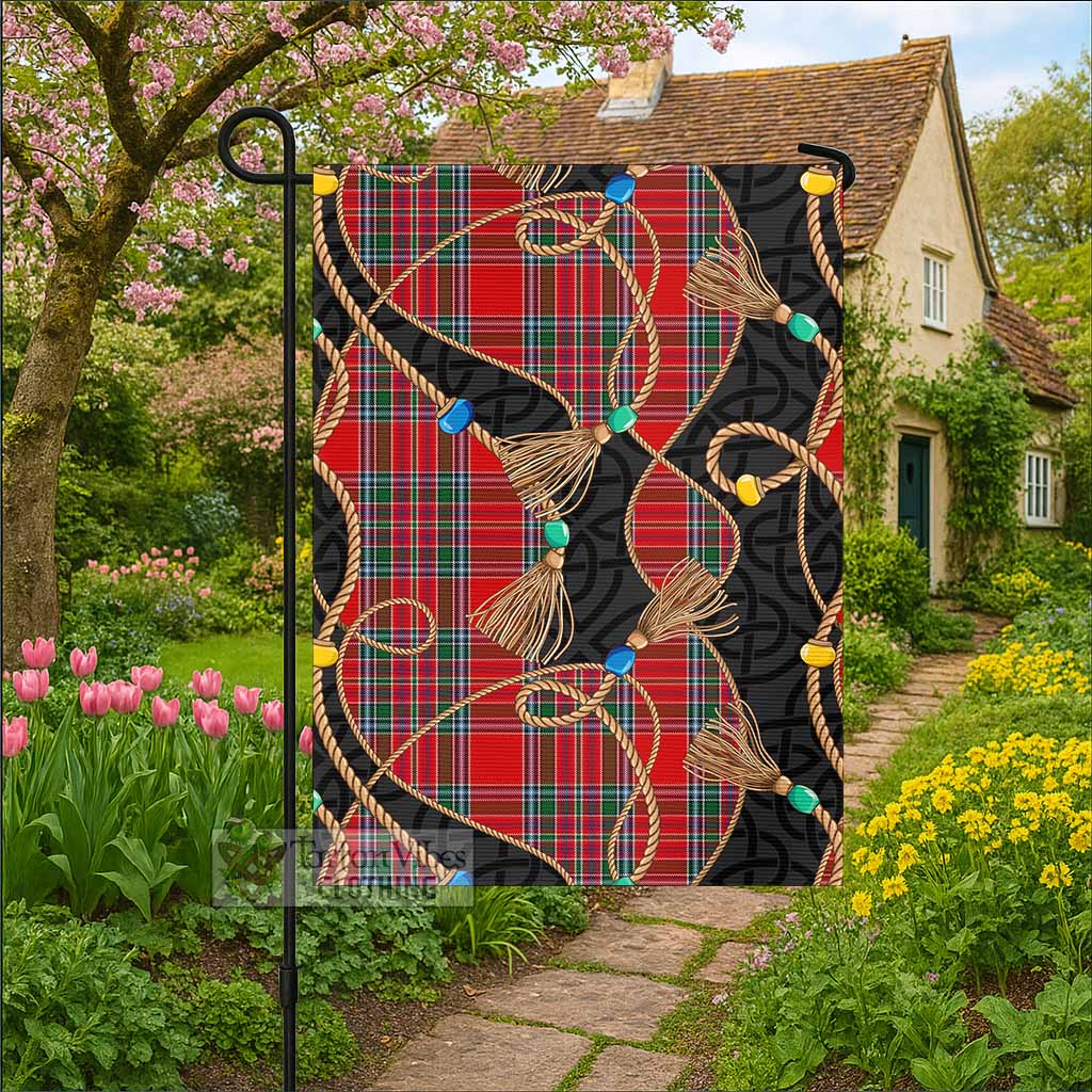 MacBean (MacBain) Scottish Tartan Twisted Ropes Stylized Garden Flag - Tartan Vibes Clothing
