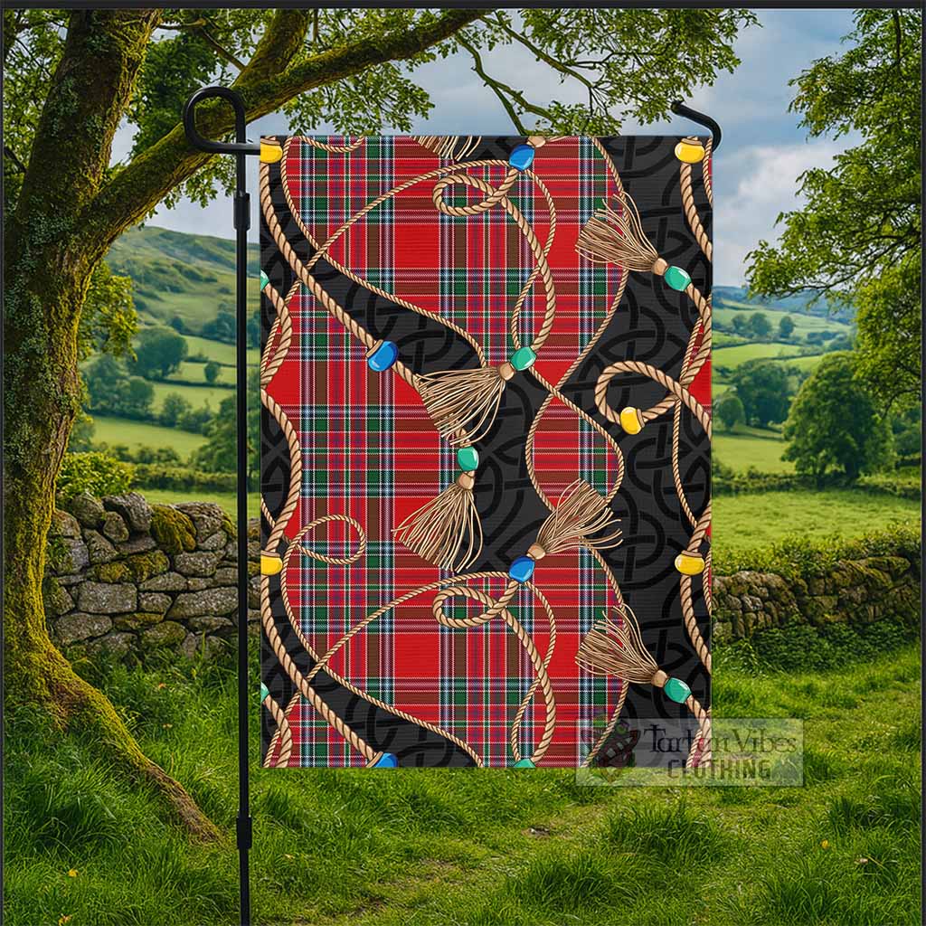 MacBean (MacBain) Scottish Tartan Twisted Ropes Stylized Garden Flag - Tartan Vibes Clothing