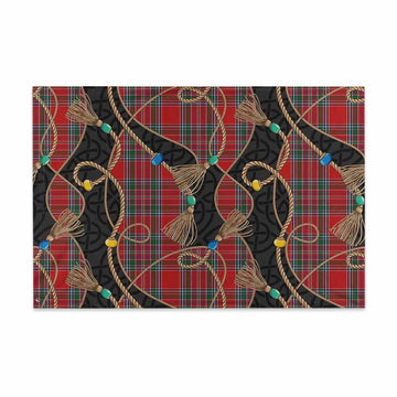 MacBean (MacBain) Scottish Tartan Twisted Ropes Stylized House Flag 48*72 inch (120*180 cm) - Tartan Vibes Clothing