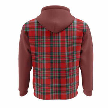 MacBean (MacBain) Tartan Accent Hoodie with Family Crest