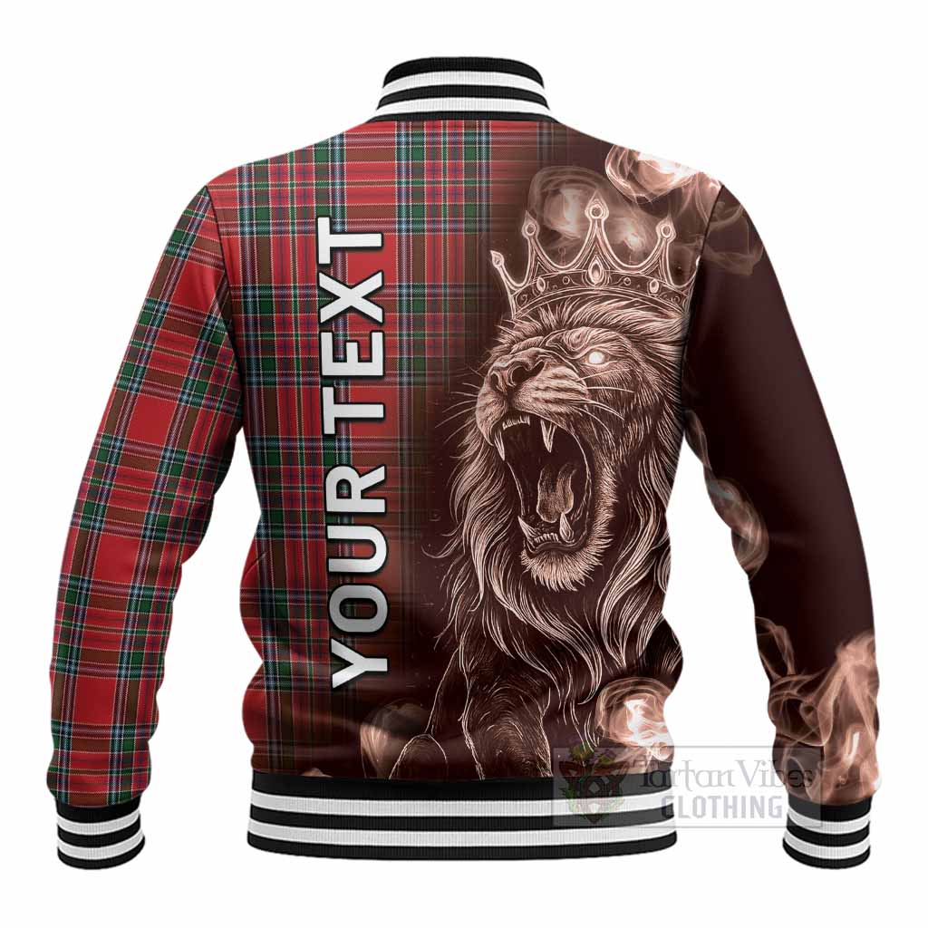 MacBean (MacBain) Tartan Baseball Jacket Roaring Lion Heritage