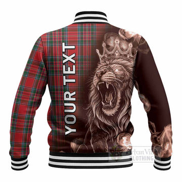 MacBean (MacBain) Tartan Baseball Jacket Roaring Lion Heritage