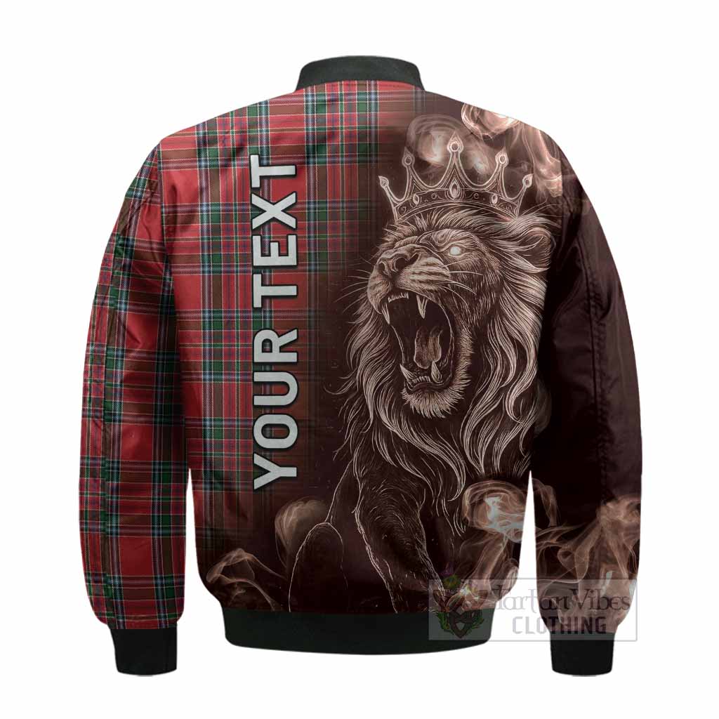 MacBean (MacBain) Tartan Bomber Jacket Roaring Lion Heritage