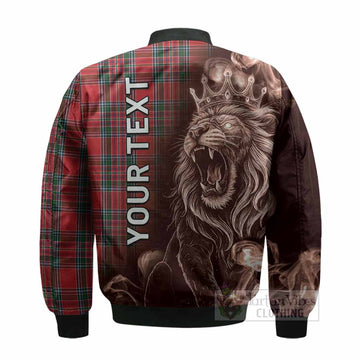 MacBean (MacBain) Tartan Bomber Jacket Roaring Lion Heritage