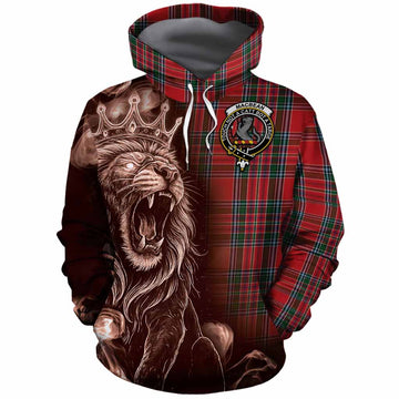 MacBean (MacBain) Tartan Cotton Hoodie Roaring Lion Heritage